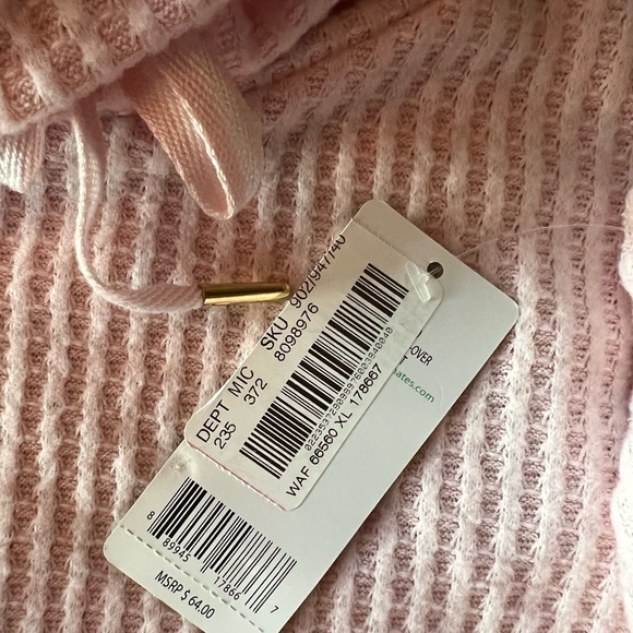 NWT Honeydew Light Pink Waffle Knit Mock Neck Top - Picture 13 of 13